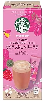 Amazon.co.jp: Starbucks Premium Mix Sakura Strawberry Latte